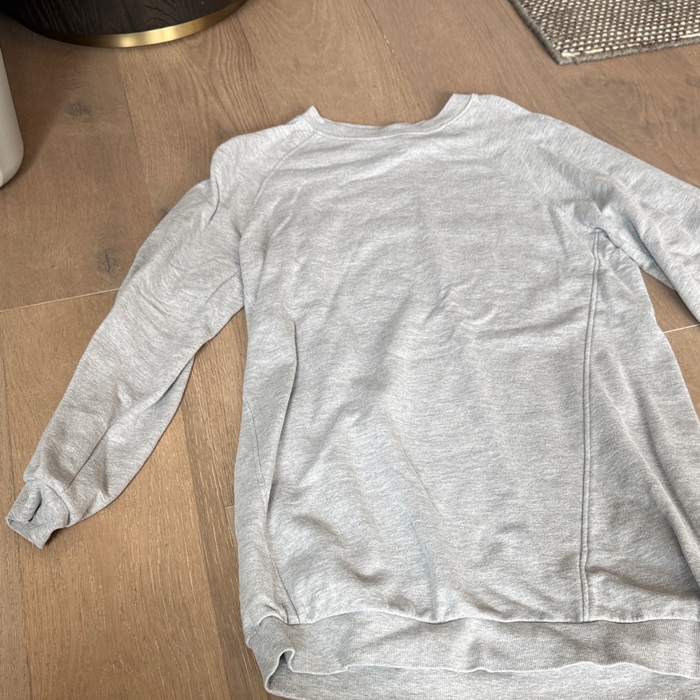 Topshop Light Gray Knit Sweater Dress Size 6
